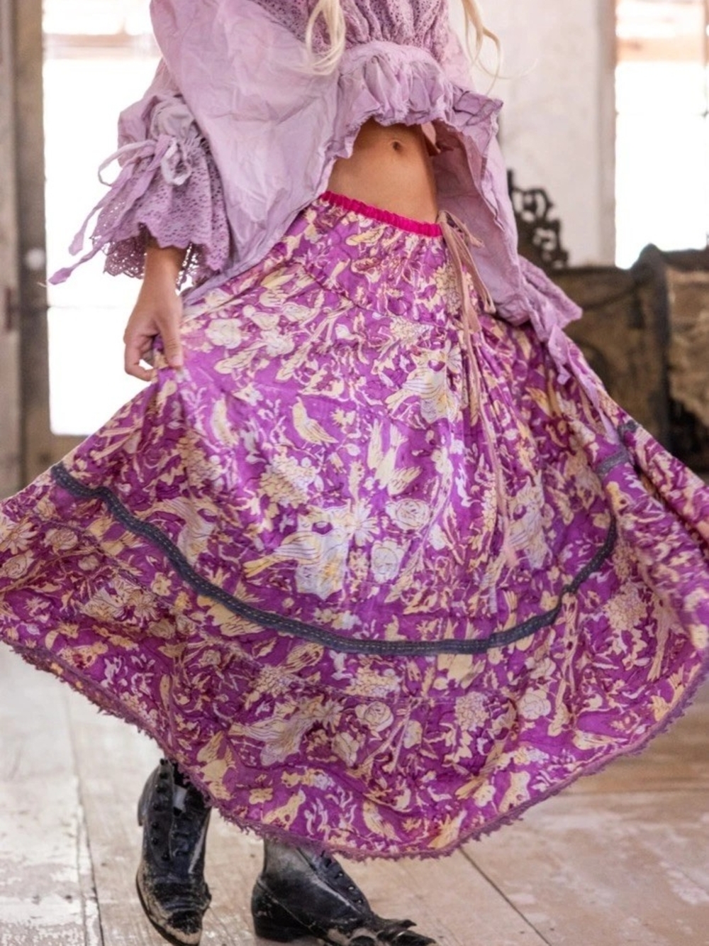 Magnolia Pearl Nepali Skirt